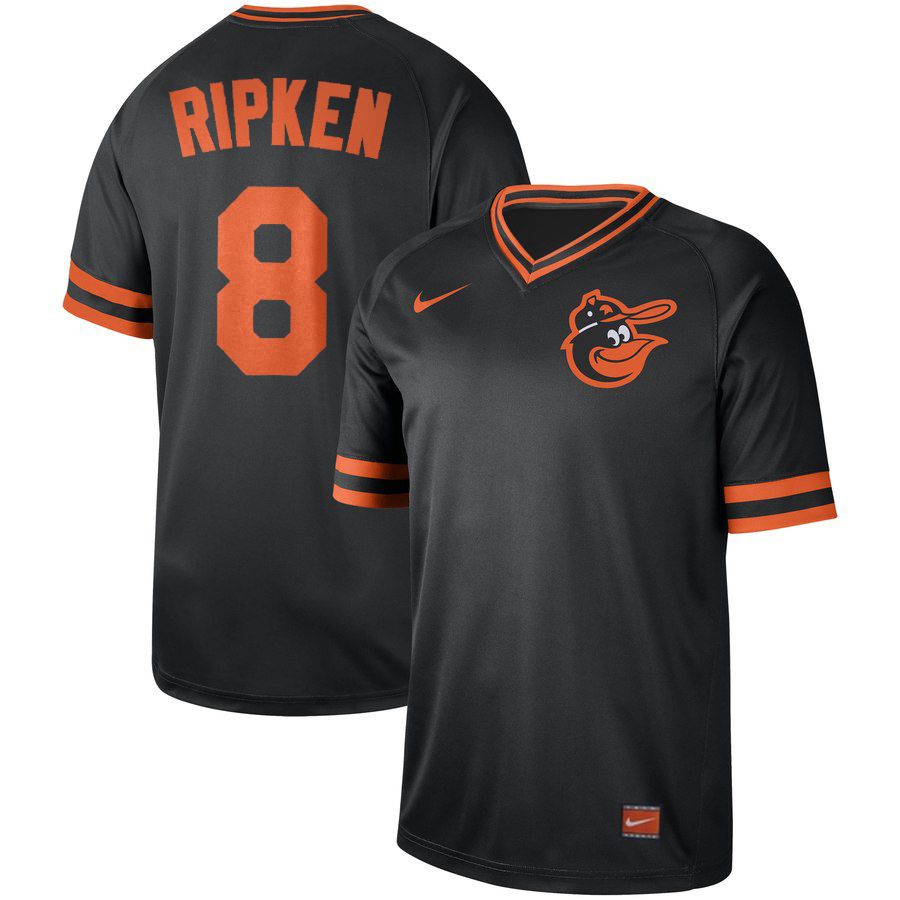 2019 Men MLB Baltimore Orioles #8 Ripken black Nike Cooperstown Collection Jerseys->kansas city royals->MLB Jersey
